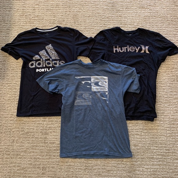 Adidas Hurley O’Neil Other - BUNDLE Men’s Medium T-Shirts